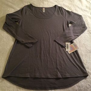 Lularoe Lynnae, solid gray, NWT, small